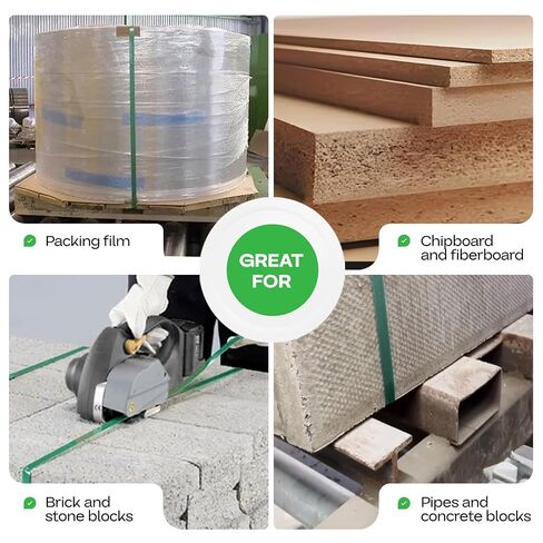 IDL Packaging Open Serrated Seals of 1.25" Length for 5/8" Strap Width Polyester (PET) Strapping (Pack of 100) - Increased Load Securement Due to Serrated Design of Strapping Clips in Kuwait