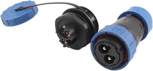 LP28/SP28 Back Nut Type Screw 2/3/4 Pin Male Female Socket Connector(LP28-4L) in Kuwait