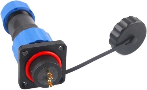 Cable Connector Square Plug Socket SP16 Male and Female Welding Docking 2 3 4 5 6 7 9 pins(SP16-6S) in Kuwait