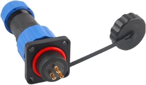Cable Connector Square Plug Socket SP16 Male and Female Welding Docking 2 3 4 5 6 7 9 pins(SP16-6S) in Kuwait