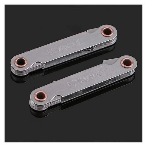 Thread Pitch Cutting 2pcs Thread Pluging Gage Stainless Steel Metric Screw 60 and 55 Degree Thread Measuring Gage in Kuwait