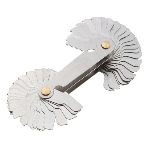 Thread Pitch Cutting Metric Screw Pitch 60 Degree 52Pcs Steel Thread Measuring Gage Measuring Gauging Lathe Tool in Kuwait