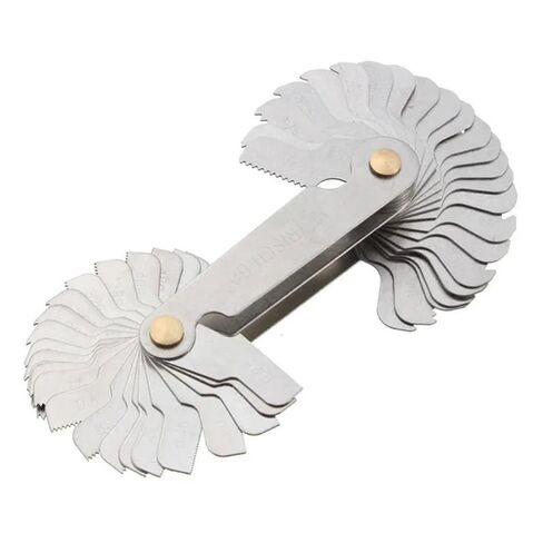 Thread Pitch Cutting Metric Screw Pitch 60 Degree 52Pcs Steel Thread Measuring Gage Measuring Gauging Lathe Tool in Kuwait