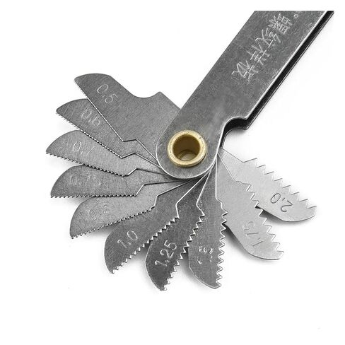 Thread Pitch Cutting 1pc 60 Degree Metric System Thread Pluging Gauge Gear Tooth Screw Pitch Gauges Measuring Center in Kuwait