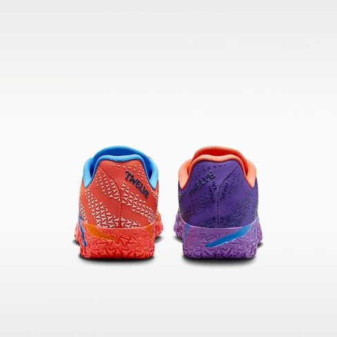 حذاء كرة السلة Nike Ja 3 Big Kids (أزرق كريستالي/برتقالي عشبي/كحلي منتصف الليل/فضي معدني) in Kuwait