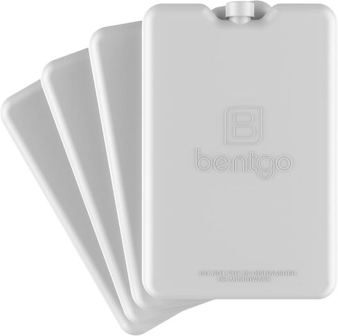 Bentgo Ice Lunch Chillers - Ultra-Thin Ice Packs Perfect for Everyday Use in Lunch Bags, Lunch Boxes and Coolers - 4 Pack (Blue) in Saudi Arabia