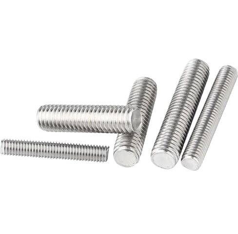 304 الفولاذ المقاوم للصدأ الخيوط بالكامل قضيب M3 M4 M5-16-200mm برغي لمسامير التثبيت والمشابك والشماعات السحابة in Kuwait