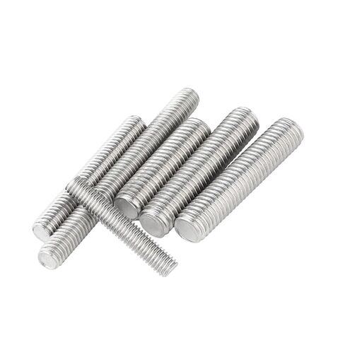 304 الفولاذ المقاوم للصدأ الخيوط بالكامل قضيب M3 M4 M5-16-200mm برغي لمسامير التثبيت والمشابك والشماعات السحابة in Kuwait
