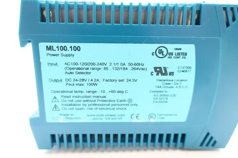 نبض ML100.100 مصدر طاقة 100-120/200-240V-AC 100W 24-28V-DC 4.2A D611444 in Kuwait
