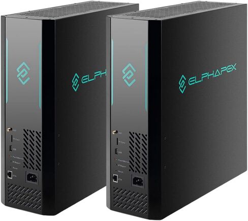 WJSP New ElphaPex DG Home 1 LTC+Doge+BEL+LKY+PEP+DOGM+EAC عامل منجم 2.1GH/s 630W 0.3J/M Scrypt Algorithm Home 100~240V ASIC Miner - 2 Pack in Kuwait