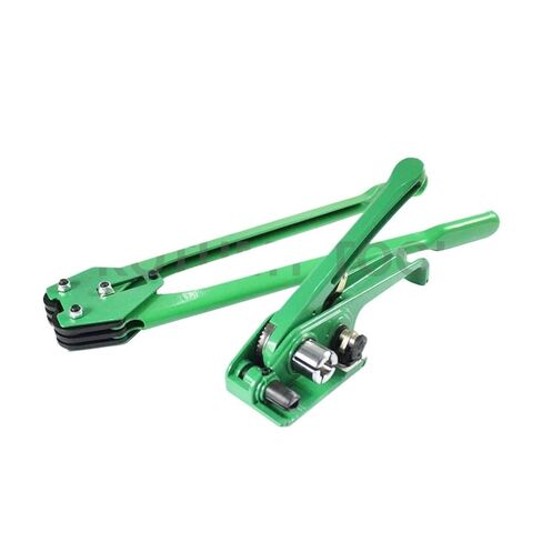 Strapping Machine, Hand Strapping Tools Packing Machine Manual PET PP Plastic Steel Belt Tensioner Carton Portable Baler Banding Tool(Green) in Kuwait