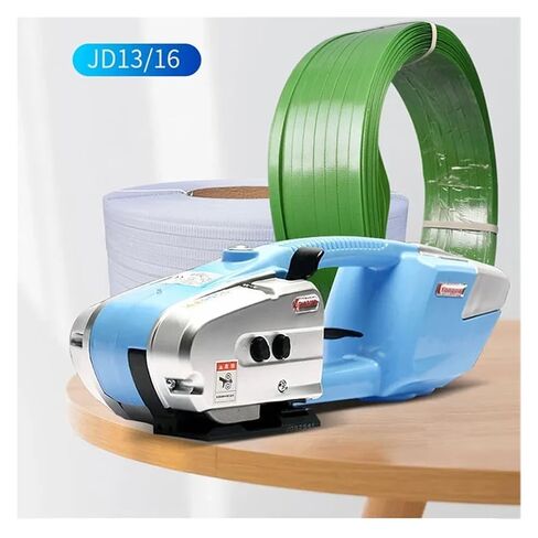 Strapping Machine, Electric Baler Plastic Steel Belt Automatic Strapping Machine Charging Portable Hot Melt Tenser Banding Tool in Kuwait