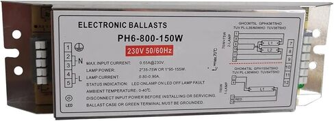 CAARLA الصابورة الإلكترونية كوابح إلكترونية 230 فولت إضاءة الصابورة لمصباحين 2x35W-75W أو 1 مصباح 1x95-150W PH6-800-150W in Kuwait