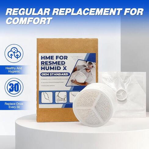 Humidifiers Plus for Air - mini - (6 Pack) HME for air - mini Humidifiers Plus,Replacement Humidifier Filter - Compatible with Airmini CPAP Machine & P10, N20, N30,Individually Sealed in Kuwait