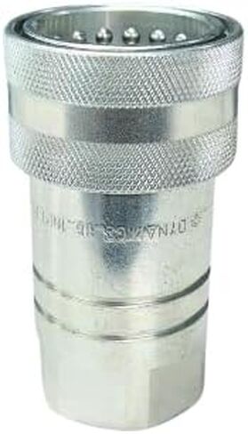قارنات توصيل هيدروليكية سريعة التوصيل مقاس 1 بوصة AG ISO 5675، خيط NPT مقاس 1 بوصة، مجموعة واحدة مع أغطية غبار صفراء متضمنة in Kuwait