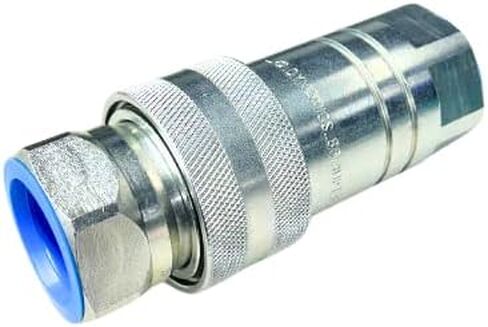 قارنات توصيل هيدروليكية سريعة التوصيل مقاس 1 بوصة AG ISO 5675، خيط NPT مقاس 1 بوصة، مجموعة واحدة مع أغطية غبار صفراء متضمنة in Kuwait