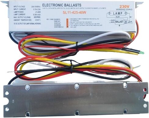 CAARLA Electronic Ballast SL11-425-40W Lamp Electronic Ballasts T5 40W Ballast for GPH436T5L GPH793T5L GPH843T5L G36T5L TUV36WT5 TUVPL-L36W in Kuwait