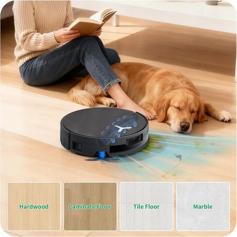 ملحقات بديلة متوافقة مع مكنسة Ecovacs Deebot X11 Pro Omni / X11 Omni Cyclone Robot الكهربائية، تتضمن الأجزاء فرشاة رئيسية واحدة، وسادتي ممسحة دوارة، و6 مرشحات هيبا، و6 فرشاة جانبية in Kuwait