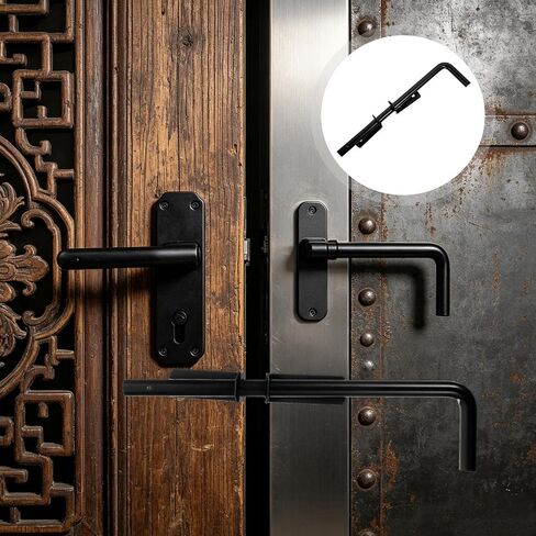 الثقيلة قصب بولت بوابة قطرة قضيب 12 بوصة معدنية الشريحة الترباس للبوابات المعدنية مع الانتهاء من الأسود للتطبيقات السكنية in Kuwait