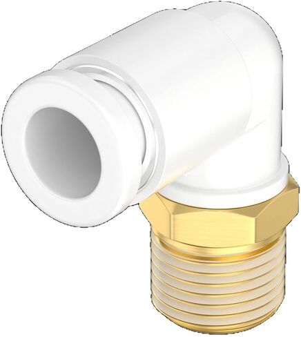 Right Angled Elbow Air Pipe Joint KQ2L04 06 08 10 16 12-M5 01S 02S 03 04S 1Pcs(S-KQ2L04-03S) in Kuwait