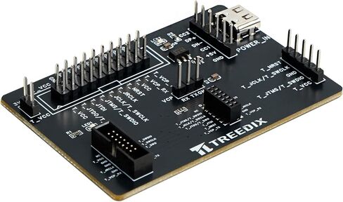 لوحة محول Treedix متوافقة مع ST-Link V3 Minie، 5V Type-C، 3.3V Step-Down، ودبابيس الإشارة الفردية in Kuwait
