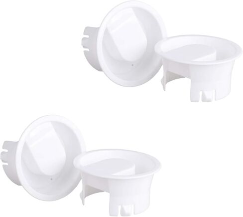 Water Pitcher Lids, 4 Pieces Glass Carafe Lids Covers Food Grade Plastic Dust Proof Splash Resistant Bottle Stoppers for Water Jug Glass Bistro Pitcher in Kuwait