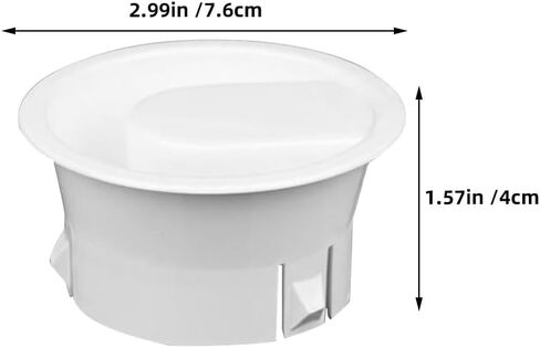 ULTECHNOVO 2-Pack Replacement Plastic Pitcher Lids 2.99" Spill-Resistant Leakproof Covers for Cold Water Jugs & Kettles in Kuwait