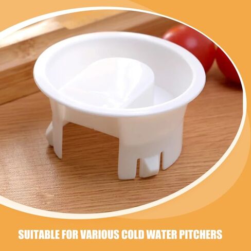 ULTECHNOVO 2-Pack Replacement Plastic Pitcher Lids 2.99" Spill-Resistant Leakproof Covers for Cold Water Jugs & Kettles in Kuwait