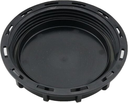 6 Inch Black Plastic Solid Cap with Gasket Leak Proof Design IBC Tank Adapter Storage Lid for Chemical and Food Industries in Saudi Arabia