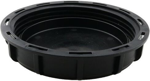 6 Inch Black Plastic Solid Cap with Gasket Leak Proof Design IBC Tank Adapter Storage Lid for Chemical and Food Industries in Saudi Arabia