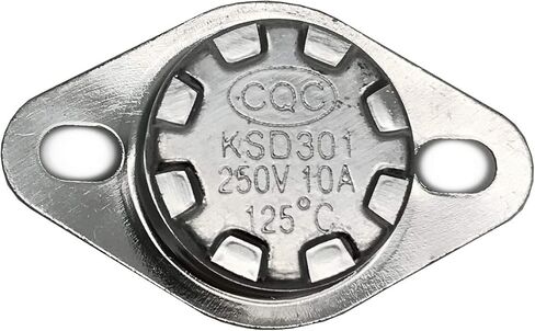 XMHF KDC301 250 فولت 10A 125 مئوية دليل إعادة ضبط الحرارة مفتاح التحكم في درجة الحرارة 10 قطعة in Kuwait