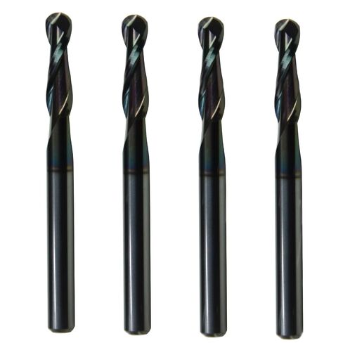 4Pcs 0.047 in Cutter Dia,Solid Carbide Spiral Upcut Engraving Cutter Coating Single Flute,1/8 Shank,Mill Carving Desktop CNC Router Bit for Acrylic Plastic Hardwood PVC MDF Aluminum Plates in Kuwait