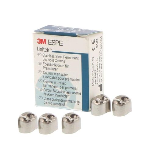 3M ESPE 900325 Unitek تيجان من الفولاذ المقاوم للصدأ 1st Perm Molar #5 علوي يمين 5/Bx in Kuwait