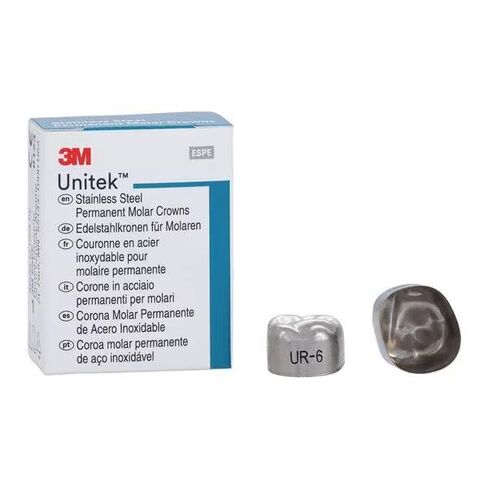 3M ESPE 900326 Unitek الفولاذ المقاوم للصدأ الأضراس الأولى التيجان العلوية اليمنى #6 5/Bx in Kuwait