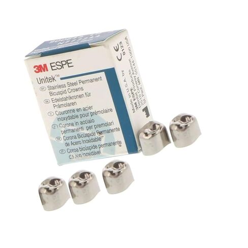 3M ESPE 900313 Unitek Crowns Stainless Steel 1st Permanent Molar #3 Upper Left 5/Bx in Kuwait