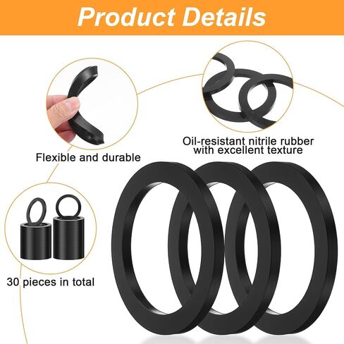 30 قطعة حشية Camlock مقاس 3 بوصة، حلقة ختم مطاطية من النتريل الأسود لمقرنة الإناث، وصمامات غطاس حمام السباحة، وتركيبات الخراطيم واستبدال الموصل السريع in Kuwait