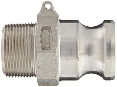 Dixon 125-F-AL ألومنيوم 356T6 Boss-Lock Type F Cam and Groove Hose Fitting، 1-1/4" Plug x 1-1/4" NPT Male in Kuwait