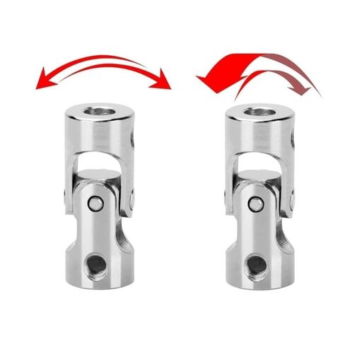 8pcs 4mm to 4mm Steel Universal Joint Cardan Coupling Connector Rotatable Model DIY Motor Shaft Fitting Accessory Shaft Adjustable in Kuwait