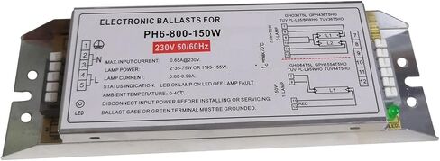 CAARLA الصابورة الإلكترونية PH6-800-150W مصباح كوابح إلكترونية 230 فولت إضاءة الصابورة لمصباحين 2x35W-75W أو 1 مصباح 1x95-150W in Kuwait