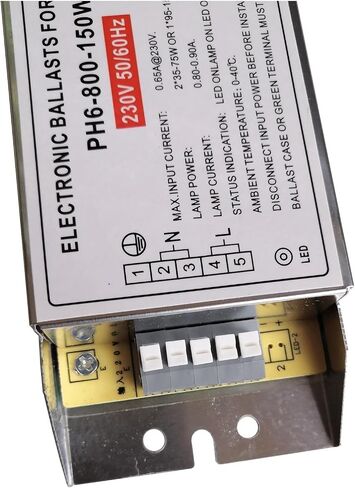 CAARLA الصابورة الإلكترونية PH6-800-150W مصباح كوابح إلكترونية 230 فولت إضاءة الصابورة لمصباحين 2x35W-75W أو 1 مصباح 1x95-150W in Kuwait