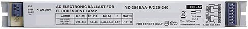 CAARLA Electronic Ballast YZ-254EAA 220-240V 2 * 54W T5 Electronic Ballasts for T5 HO Tube Fluorescent Lamp 58W*2 T8 Rectifier in Saudi Arabia