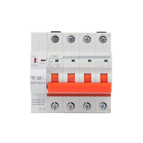 YCB9ZF 2P 3P 4P WiFi Smart Circuit Breaker Short Circuit Protection Timed Smart Reclosing Switch Remote Control (Color : 2p, Size : 32A) in Kuwait