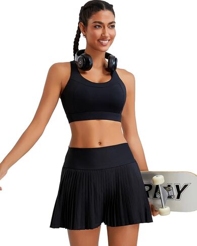 RUNNING GIRL High Impact Sports Bras for Women, High Support Running Adjustable Sports Bra Molded Cup Strappy Sports Bras in Kuwait