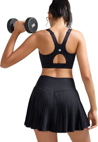 RUNNING GIRL High Impact Sports Bras for Women, High Support Running Adjustable Sports Bra Molded Cup Strappy Sports Bras in Kuwait
