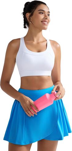 حمالات صدر رياضية عالية التأثير للنساء من RUNNING GIRL، حمالة صدر رياضية عالية الدعم للجري وقابلة للتعديل، حمالات صدر رياضية بأشرطة على شكل كوب مصبوب in Kuwait