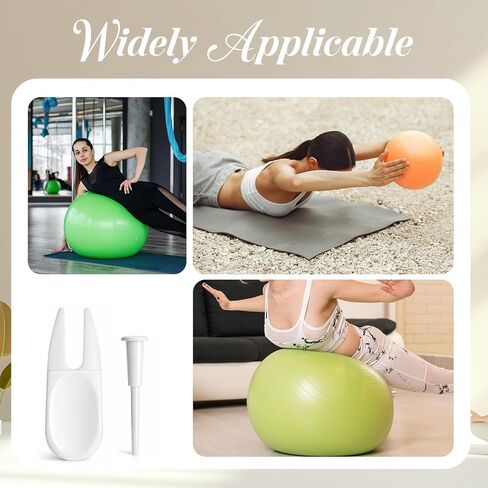 6 Exercise Ball Plug Replacement and 2 Removal Tool, Yoga Ball Plug Air Stopper Valve Nozzles Pin for Pilates Balls Stability Balls in Kuwait