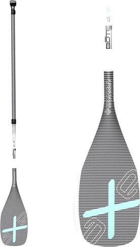 BOTE 3-Piece Adjustable Kayak Paddle with Axe-Edge Blade – Durable Pro Material, ABS Reinforced Blades, Stable & Powerful Touring with Custom Length for Lakes, Rivers & Coastal Waters in Kuwait