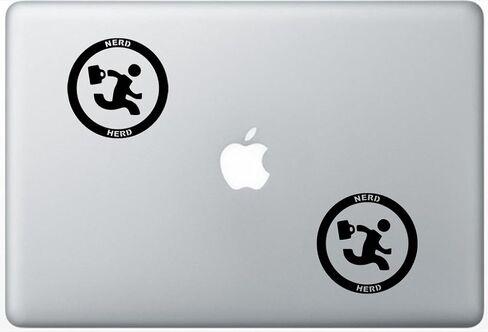 Nerd Herd FlashDecals2272 Set of Two (2X), Decal, Sticker, Laptop, Ipad, Car, Truck in Kuwait