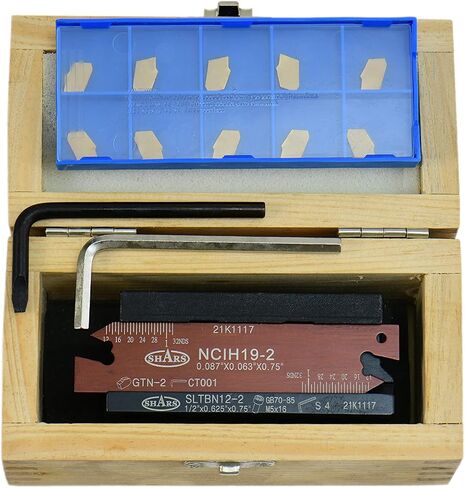 Shars قطع شفرة 1/2 "مجموعة توقف إيجابية 10 قطعة GTN-2 إدراج أداة حامل NCIH19-2 404-0463 P] in Kuwait