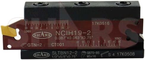 Shars قطع شفرة 1/2 "مجموعة توقف إيجابية 10 قطعة GTN-2 إدراج أداة حامل NCIH19-2 404-0463 P] in Kuwait